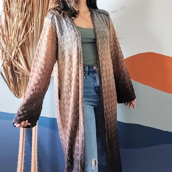 missoni duster cardigan